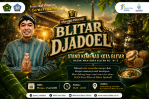MAN Kota Blitar Hadir Meriahkan Bazar Blitar Djadoel 2026, Sajikan Nuansa Tempo Dulu yang Edukatif
